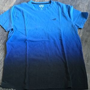 Hollister Blue Ombre Short Sleeve Tee